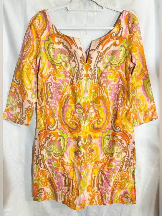 J. Crew Dresses & Skirts - J Crew Groovy Linen Shift Dress Sz 4 Pockets organic Breathable